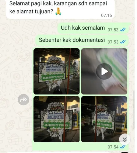 Pengiriman Papan Bunga Selamat Cireundeu