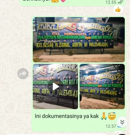 Pengiriman Papan Bunga Duka Cireundeu