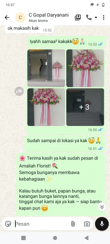 Pengiriman Karangan Bunga Cireundeu